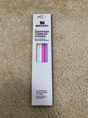 Stanley Flowstate Quencher 40oz Tumbler Straws NEW & Unused - Includes 4 Straws